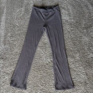 Wild Fable Gray Ribbed Knit Leggings Size L